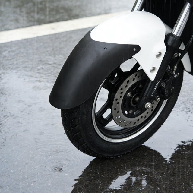 WEUVEB Guardabarros Para Motocicleta En Negro Con Resistente Al Agua Para Ebike