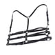 thumbnail image 5 of Cinturón de cuero Arnés para el cuerpo Crop Top Traje gótico Negro Hugo Cinturón de arnés de pecho para mujer, 5 of 10