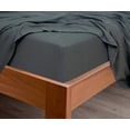 thumbnail image 4 of Juego de sábanas Bliss Casa, 100% franela de algodón, tamaño doble, 4 of 9