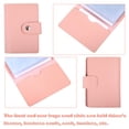 thumbnail image 2 of pitrice Durable PU Card Holder Convenient Wallet For Cards Drivers License And Money Card Bag Fine Stitching Pink 1Set, 2 of 6