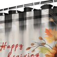 thumbnail image 3 of Pumpkin Sunflower Happy Thanksgiving Shower Curtains,Reusable Show Curtain with Hooks Friendly Polyester Fabric Curtains for Thanksgiving Day Fall Party Home Decor, 3 of 5