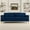 Blue, variant on YYAo Convertible Sectional Sofa Couch, Modern Velvet Futon with Reversible Chaise for Living Room, Apartment and Small Space, Black