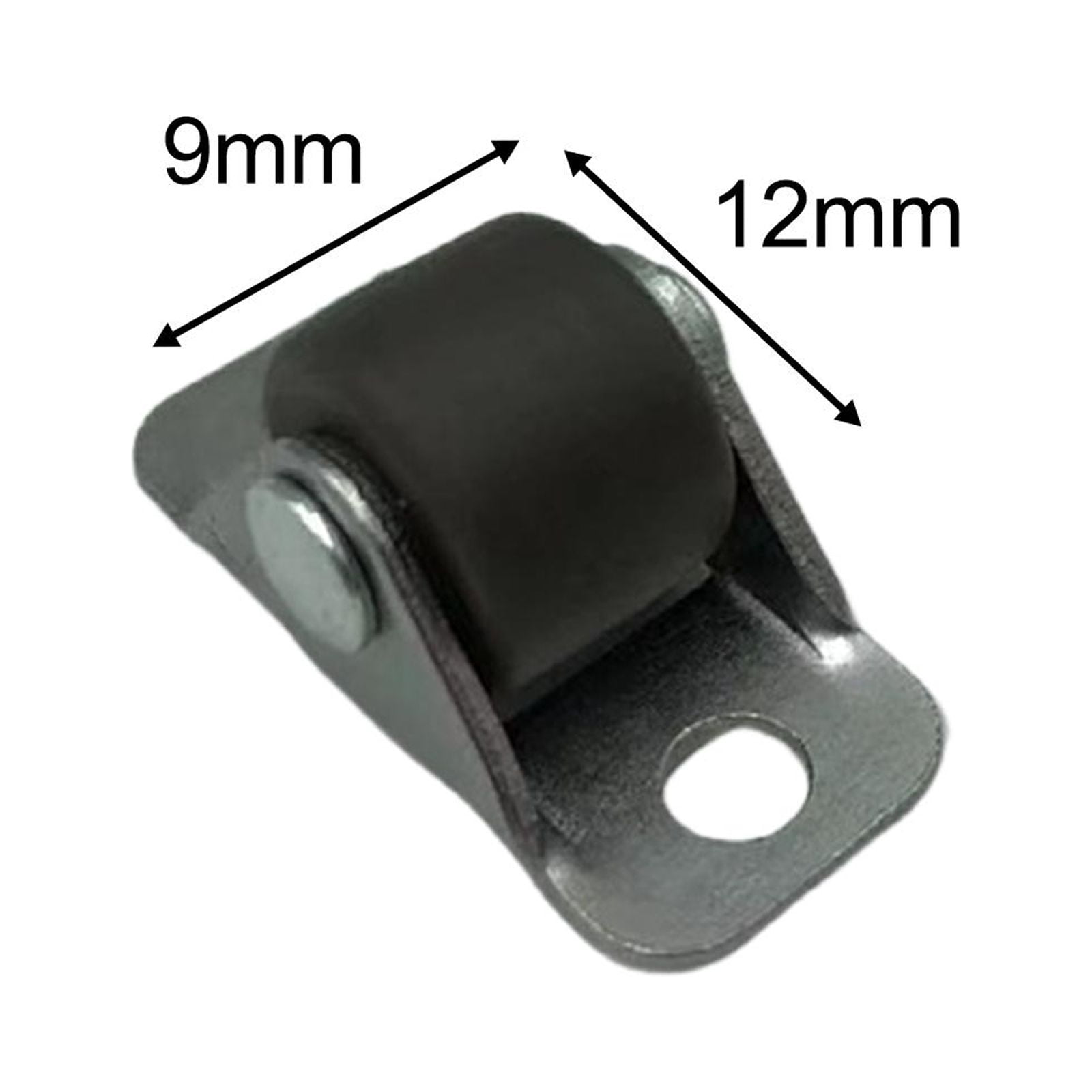 Lot de 4 roulettes pivotantes avec filetage de 8 mm pour