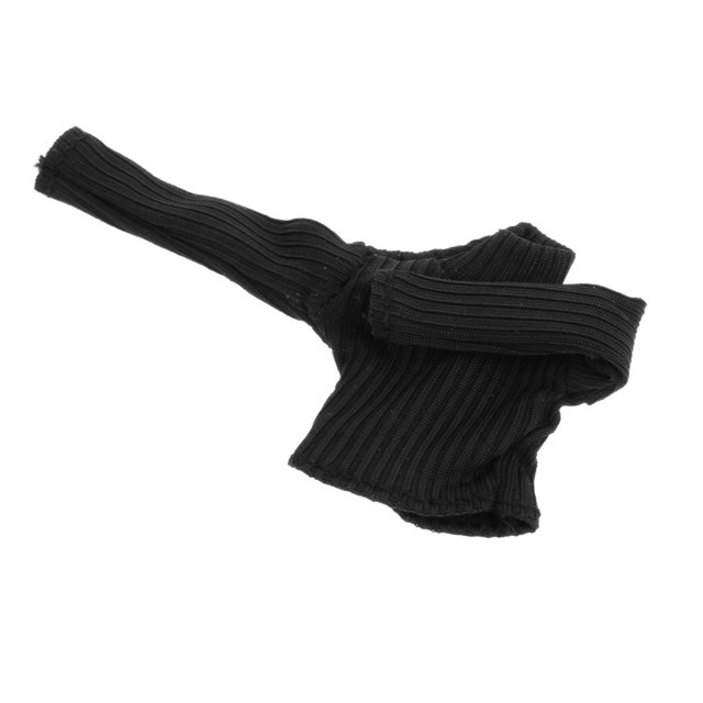 Figura Femenina A Escala 1/12 Sunnimix muñeca con capucha Disfraz Para figuras de soldado 6 pulgadas Suéter negro