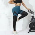 thumbnail image 6 of UngA Anti Cellulite Leggings, High Waisted Butt Lifting Tummy Control Training for Gym Workout Womens Leggings Blue,L, 6 of 7