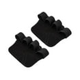 thumbnail image 2 of lacooooppia Lifting Grip Pads Palm Protection Sports Four Finger Breathable Anti Slip Palm Black, 2 of 8