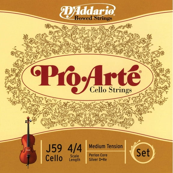 D'Addario Perlon Core 4/4 Cello Strings