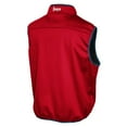 thumbnail image 3 of Men's Franchise Club Scarlet Nebraska Huskers Softshell Full-Zip Vest, 3 of 3