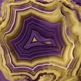 thumbnail image 3 of Carson, Danielle 12x12 Black Modern Framed Museum Art Print Titled - Agate in Purple and Gold II, 3 of 5