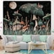 thumbnail image 4 of Tapiz Trippy JanHm de Hongos Luna Estrellas Caracol Plantas 51 x 59 Pulgadas, 4 of 5