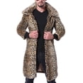 thumbnail image 1 of Cardigan Long Décontracté à Col Carré pour Hommes, Veste d'Hiver, 1 of 4