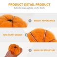 thumbnail image 2 of 72-Piece Wool Felt Pumpkin Ornaments Set for Fall and Christmas Tree Hanging Decorations, Autumn Home Decor Accents, 2 of 6