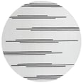 thumbnail image 2 of Unique Loom Outdoor Modern Collection Area Rug - Miranda (12' Round White and Black), 2 of 6