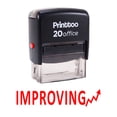 thumbnail image 2 of Printtoo IMPROVING Self Inking Rubber Stamp Office Stationary Stamp-Red, 2 of 2