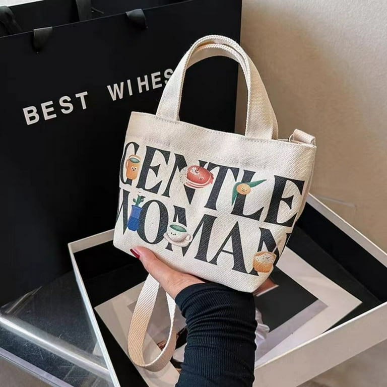 【GENTLEWOMAN】 Gentlewoman Travel Letter Printing Large Capacity Tote Bags