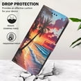 thumbnail image 5 of PU Leather Wallet Case for Samsung Galaxy S26 Ultra with Pattern Design, Built in Kickstand Card Slots Wrist Strap Drop Protective Phone Cover for Samsung Galaxy S26 Ultra, B, 5 of 6