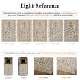 thumbnail image 3 of BERTHMEER 2'x3' Small Area Rugs for Entryway Doormats Indoor Bathroom Oriental Floral Vintage Farmhouse Machine Washable Non-slip Traditional Distressed Throw Rugs, Beige Brown, 3 of 4
