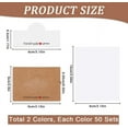 thumbnail image 2 of 100Pcs Jewelry Display Bags Bracelet Display Cards Paper Foldable Header Cards Small Craft Package Cardboard Holders, 2 of 6