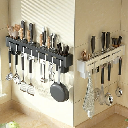 

Knife Storage Rack Multi Function Knife Holder Wall Mounted Knife Holder Kitchen Holder Stainless Steel Holder for Restaurant Counter