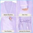 thumbnail image 5 of Catalonia Lightweight Ladies Bathrobe, Long Summer Robe with Pockets,Soft Summer Robes for Women, Kimono Gift for Her, Lilac, 5 of 7