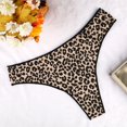thumbnail image 3 of Aayomet Culotte Bikini en Coton pour Femmes, String Aguichant (Kaki, m), 3 of 4