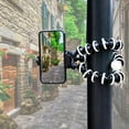 thumbnail image 4 of Phone Tripod, Flexible Octopus Tripod with Wireless Remote, Phone Holder Mount, Portable Camera Tripod Compatible for iPhone Android Phone (Black), 4 of 8
