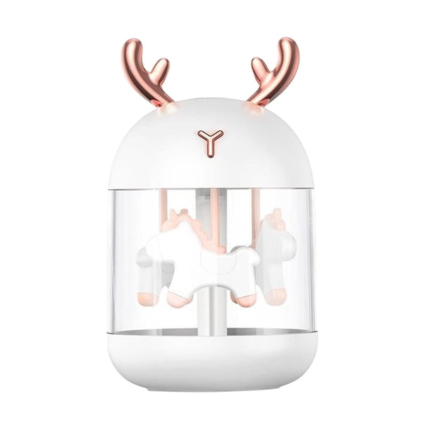 Humidificador de nieb fría USB , humidificador de tamaño mini para el hogar del dormitorio Alce Zulema humidificador de aire de niebla fría