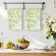 thumbnail image 3 of Spring Lime Green Cobweb Kitchen Towels Set of 4, Abstract Minimalist Lines Absorbent Dish Towels for Kitchen, Microfiber Hand Towel, Quick Drying Tea Towel for Cleaning Decorative Dishcloths, 3 of 7