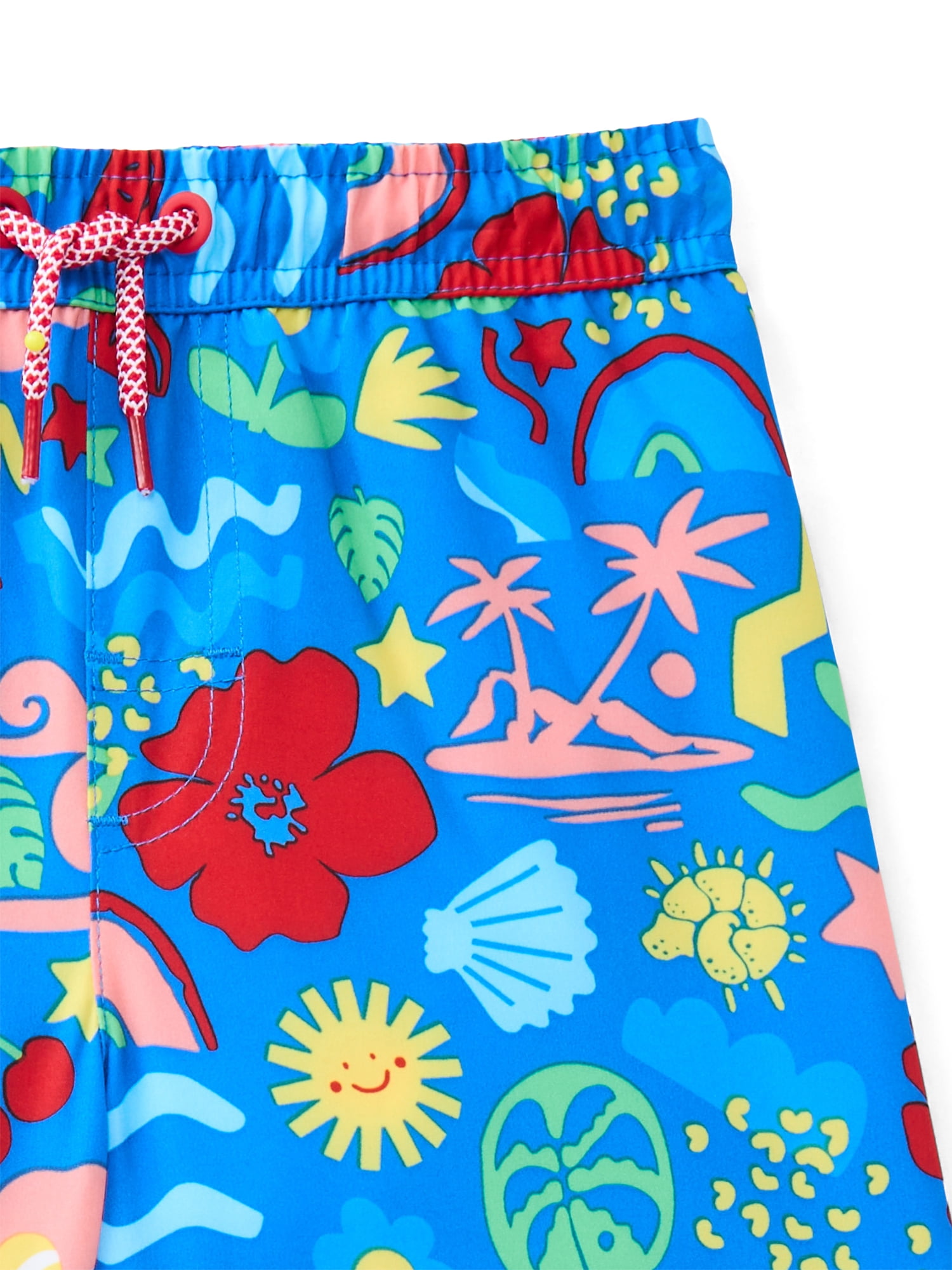 Wonder Nation Baby and Toddler Quick- Dry Swim Trunk, Sizes 12M-5T