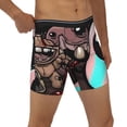 thumbnail image 4 of Lsque The Binding of Isaac Pattern Men's Performance Stretch Underwear, Athletic Long Leg Briefs，Moisture-Wicking-Small, 4 of 6