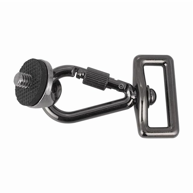 Accesorios de la CáMara Adaptador de Tornillo de 1/4 Pulgadas + Gancho de ConexióN para Correa de Eslinga RáPida CáMaras DSLR con Correa para el Cuello y el Hombro