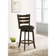 thumbnail image 2 of Coaster Murphy Wood Counter Height Swivel Bar Stool Dark Cherry and Brown, 2 of 12