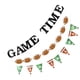 thumbnail image 2 of KAKOWELY juegos de suministros para fiestas de rugby y fútbol, banderines de fútbol, banderines decorativos para pared, banderines para fiestas de cumpleaños, 2 of 5