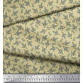thumbnail image 3 of Soimoi Velvet Fabric Artistic Leaves Printed Fabric 1 Yard 58 Inch Wide, 3 of 3