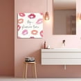 thumbnail image 5 of HFDF Pk Preppy Wall Decor Red Lip Canvas Wall Art Sexy Lips Patg spirational Quote Wall Art Kiss Posters for Bedroom Bathroom Makeup Room Decor 10x8inch Unframed, 5 of 6