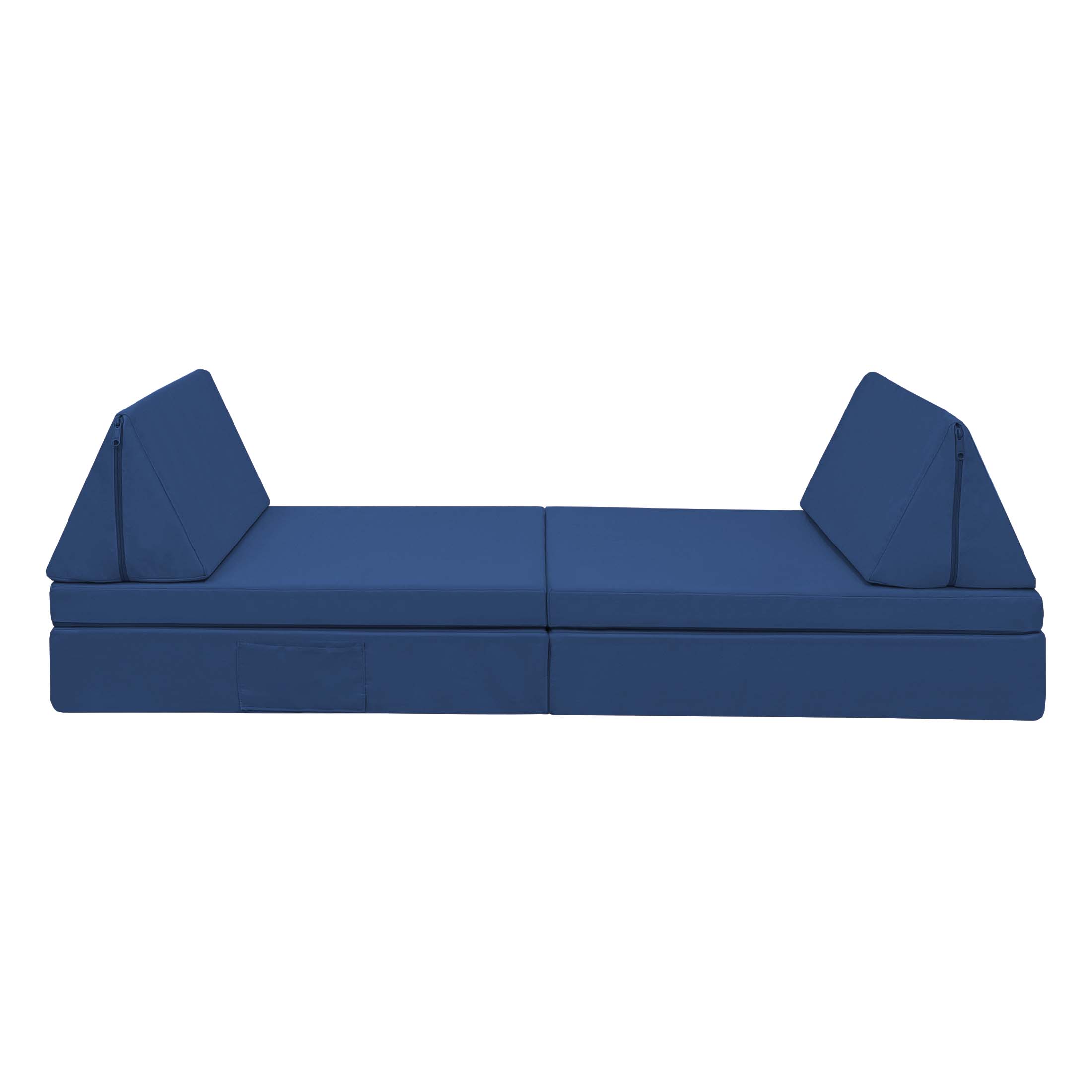 Imaginarium Kids and Toddler Play Couch, Small, Navy Blue, 15 in. x 16 in. x 48 in. - image 3 of 8