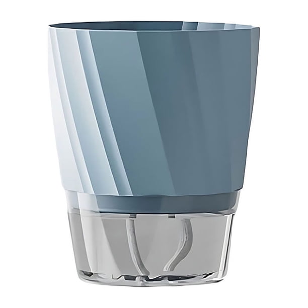 Inteprter Las macetas de autorriego dicen adiós a las molestias de riego diario maceta para plantas de interior Jardín y Patio Robot transparente azul talla grande