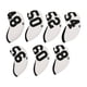 thumbnail image 2 of 7x Golf Club Headcover Iron Head Covers Impermeable 60 degree, 48 degree, 50 degree, 52 degree, 54 degree, blanco Cola Cubiertas de cabeza de hierro de golf, 2 of 8