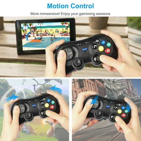 TSV 2/1Pack Wireless Controller for Nintendo Switch/Switch Lite, Wireless Remote Gaming Pro Controller Joypad Gamepad Fit for Nintendo Switch Console
