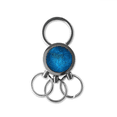 thumbnail image 1 of Noche estrellada Scorpio Zodiac Constellation Llavero de metal de acero inoxidable Llavero Anillo de cadena Llavero, 1 of 3