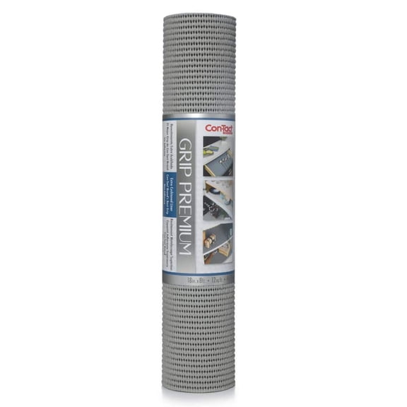 Con-Tact Grip Premium Cool Gray 18 in. D x 96 in. L Non-Adhesive Shelf And Drawer Liner