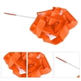 thumbnail image 4 of Dance Ribbons, 4m/13.12ft Ribbon Wands with Non-Slip Handle, Gymnastic Ribbon Dancing Streamers Wands for Training Circus Dance Baton Twirling (Orange), 4 of 9