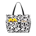 thumbnail image 1 of Fotbe Cute Panda Bolsa de Viaje para Playa - Resistente al Agua, Bolsa Tote de Gran Capacidad y Ligera con 7 Bolsillos para Mujeres y Hombres, 1 of 7