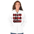 thumbnail image 3 of Proud Woman Martial Arts Fighter Zip Hoodie Sweatshirt Women Brisco Brands S, 3 of 6