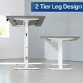 thumbnail image 3 of VIVO Electric Dual Motor 71” x 36” Standing Desk, Dark Gray Top, White Frame, 3 of 8