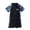 a-Blue314169, variant on VNKIDY Boys One Piece Kids Rash Guard Short Sleeve Crewneck Swim Shirt Swim Trunks Stretch Onesie Swimsuit For Youth Beach Wear Stylish Swimwear Blue1 7-8 Years
