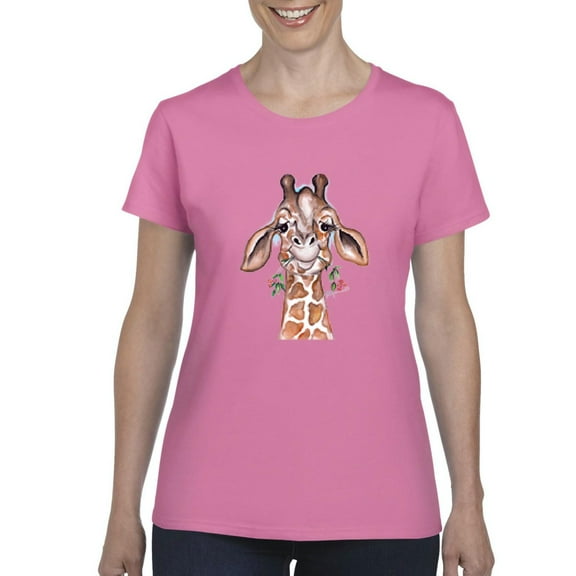 NIB - Women's T-Shirt Short Sleeve - Giraffe