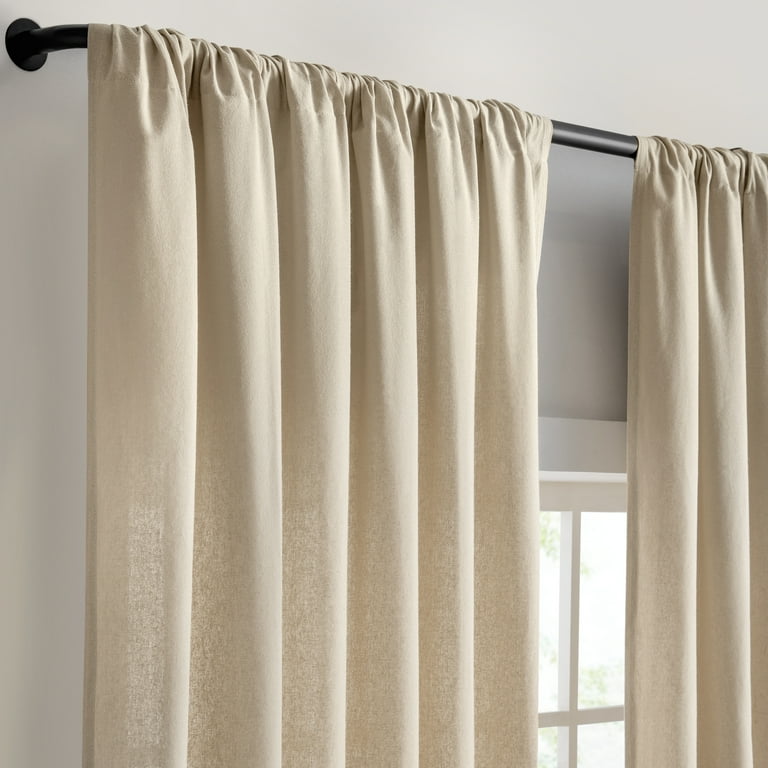 Buy Light Natural Cotton Lined Pencil Pleat Curtains from the Next UK  online shop