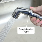Mainstays Kitchen Sink Spray 48 inch Hose and Head in Chrome, 0.51 lbs Weight (88814)