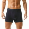 thumbnail image 2 of Men's Boxer Underwear U-shape Cotton Stylish Breathable Boxer Briefs(Navy,M), 2 of 3